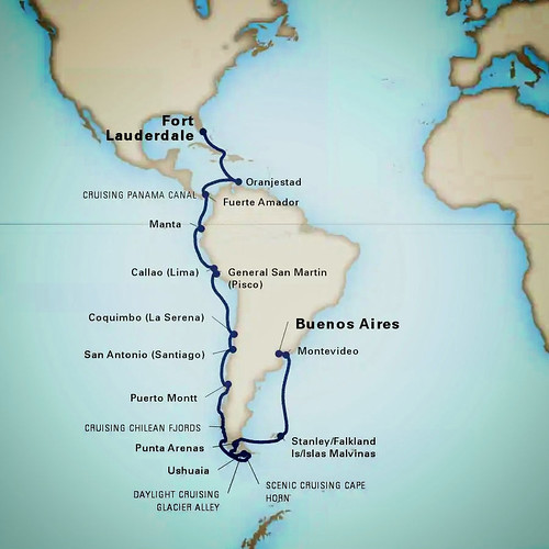 Ultra Luxury Cruises itinerary
