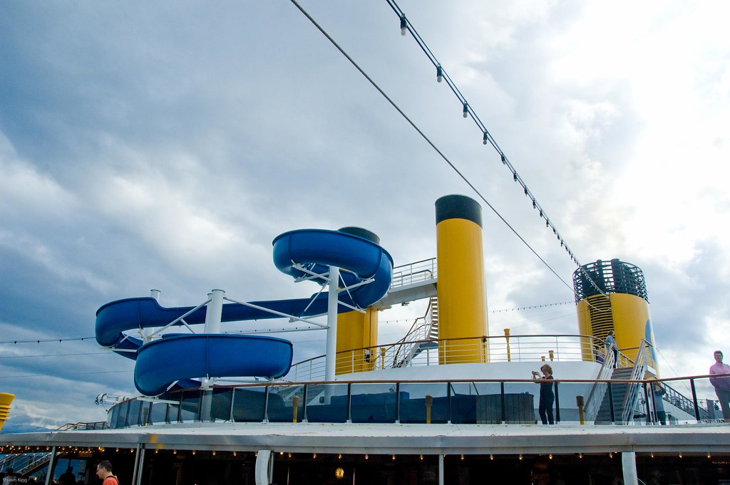 Best Cruise Lines for Big Families waterslide on ship