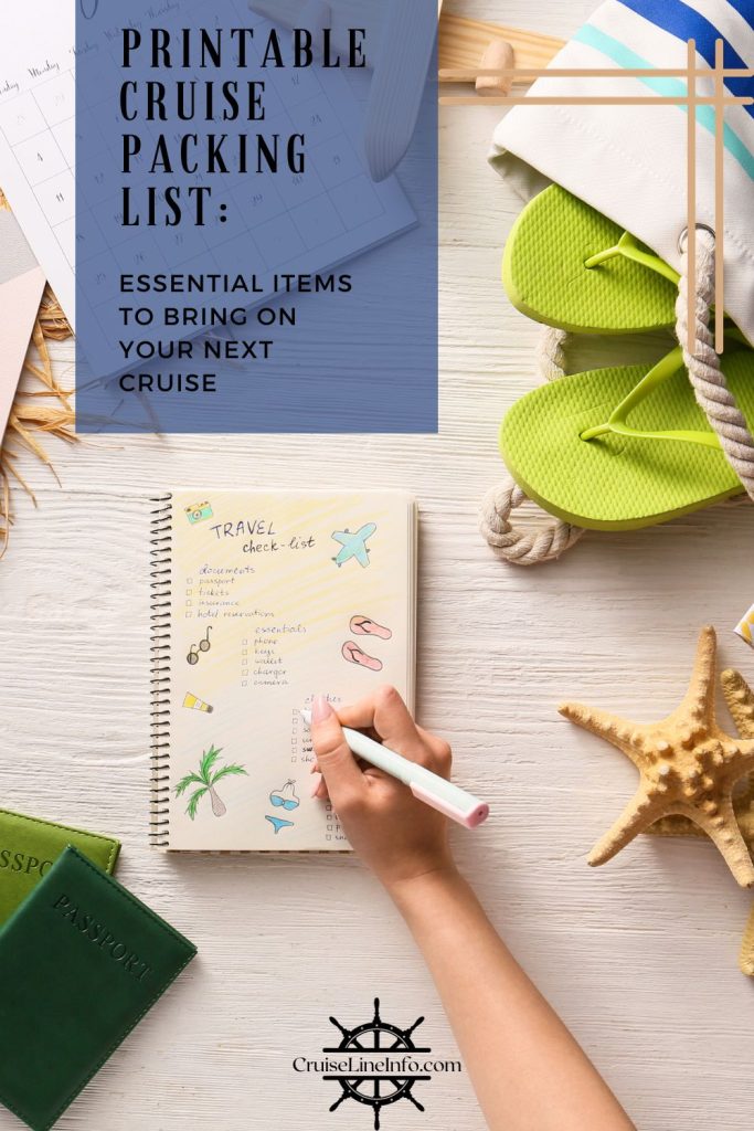 Printable Cruise Packing List Cover Image