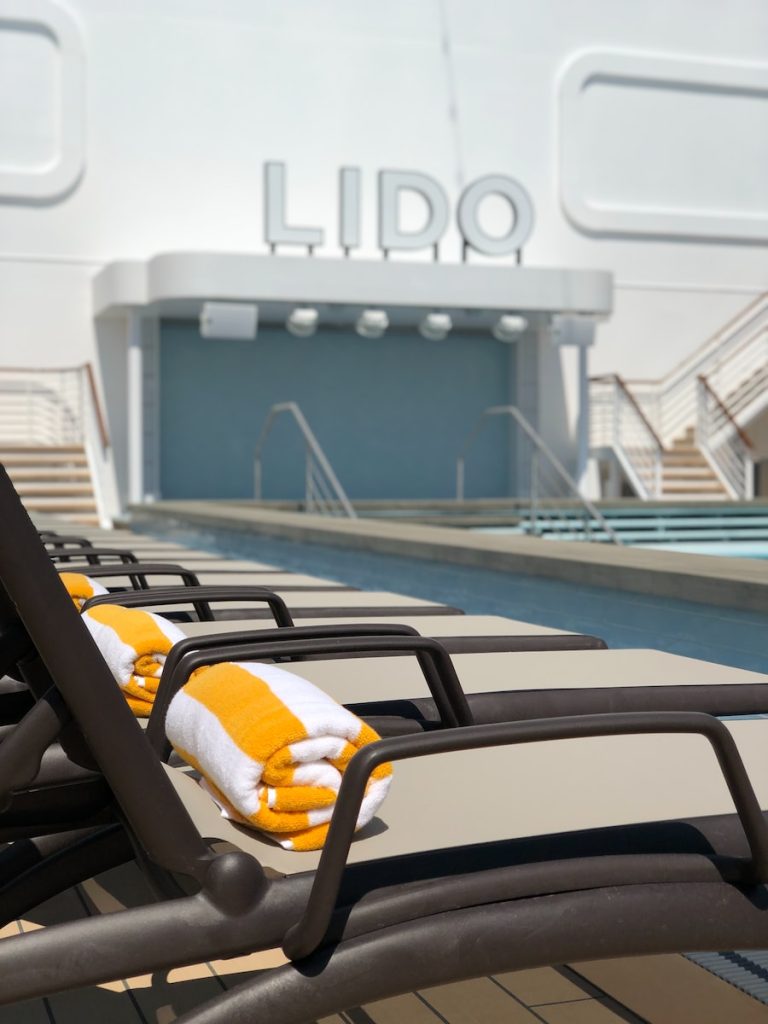 Best Cruise Lines for Group Travel pool on ship